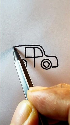 How to drawing car by numbers #cardrawing #drawing #howtodraw