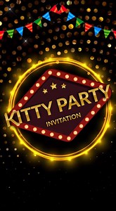 Kitty party invitation - Online Video Maker | Selfanimate