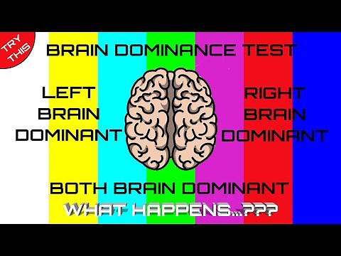 Brain Dominance Test | You Are Left Brain Or Right Brain? | Personality Test