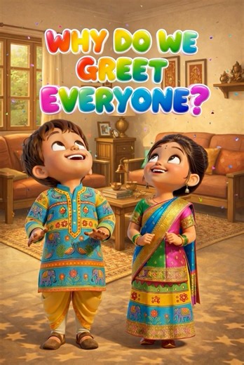 Why Do We Greet Everyone? #cartoon #kidseducatio #educationalcontent #animationmeme