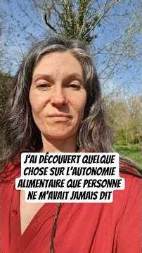 J’ai découvert quelque chose sur l’autonomie alimentaire que personne ne m’avait jamais dit 😲🤯