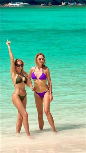 🇹🇭Maya Bay Beach Wonderful Summer Holiday Nice Day 02⛱️ #mayabeach #mayabay