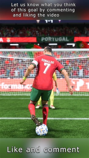 Cristiano Ronaldo Amazing Goal in FC 25 🔥⚽ | CR7 #ronaldo #shorts #football