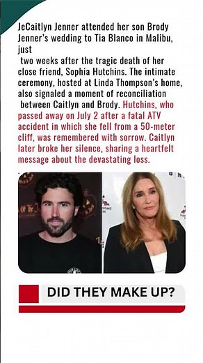 Caitlyn Jenner Shows Up to Son Brody Jenner’s Wedding After Heartbreaking Loss