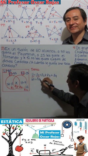 Problemas con Conjuntos Ejercicio 2 Parte 3 Método de Las Zonas Para Dos Conjuntos y El Universal