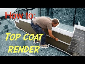 How to plaster outside walls DIY