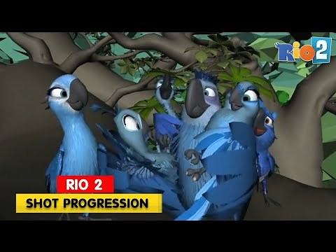 Rio 2 | Eduardo and Jewel Shot Progression | Patrick Giusiano |‪@3DAnimationInternships‬