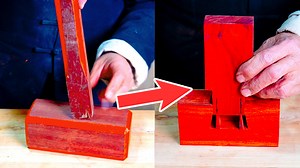 The mortise and tenon of the Chinese mortise and tenon technique can be made unbreakable without any glue and nails中華榫卯技藝之絕戶榫，不用任何膠水釘子，就能做的牢不可破【阿木爷爷Grandpa Amu】 #阿木爷爷GrandpaAmu #绝户榫 #手工 #手藝人 #木工 | 阿木爷爷Grandpa Amu