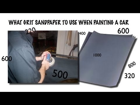Sand A Car For Paint - What Grit of Sandpaper To Use When Blocking and Final Sanding