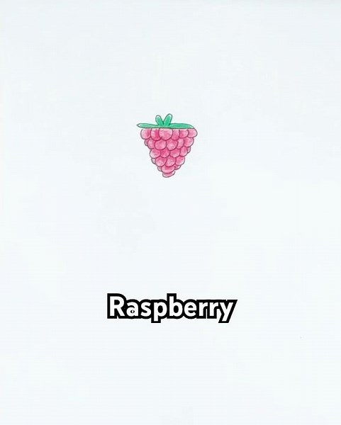 Let’s Draw A RASPBERRY!