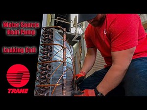 Trane Water Source Heat Pump With LEAKING Coil | Let's Do Some Work!!