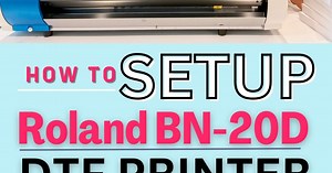 Roland DTF Printer Setup: BN-20D Printer, Driver and Software (Additional Video)