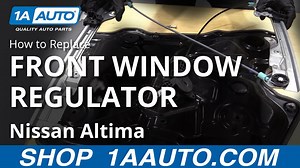 How to Replace Front Window Regulator 2007-12 Nissan Altima