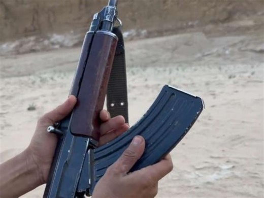 捷克Vz.58突击步枪实弹射击