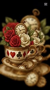 Steampunk Wonderland – 44 A4 Backgrounds and 72 PNG Graphics for Scrapbooking, Alice in Wonderland, Roses, Gears, Retro Cards, Teapots and Clocks - Etsy