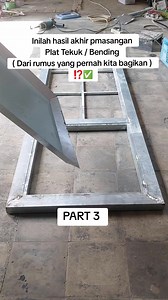 3.8K reactions · 130 shares | PART 3 , Hasil akhir dari proses tekuk plat dari awal hingga plat dipasangkan ke daun pintu  Kita simak dulur  . #bengkellasmadiun #masukberanda #tukanglasmadiun #rumustekukplat #tekukplat #platpintu #rumusbendingplat #bandingplatmanual #fyp #creativevideo #epicvideo #tutorials #tutorialvideo | Timbang Suwung | Facebook