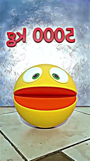 Yellow Pac-Man sitting next to the pink ball! 🩷 #PinkBall #PacMan