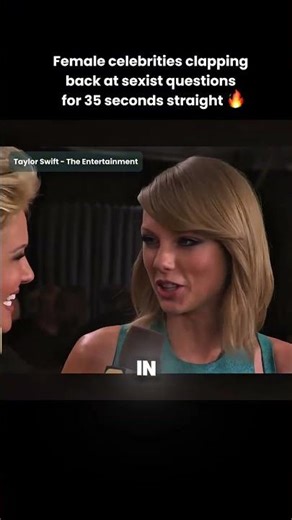 Female celebrities clapping back 🔥 #taylorswift #shorts