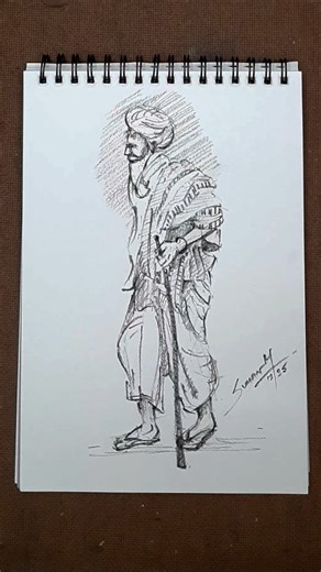 Sketching figure with Charcoal pencil_135|#shorts #shortvideo #art #drawing #sketch #charcoal #viral