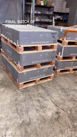 15 reactions · 5 comments | Our last batch of Powerwall 2s has...