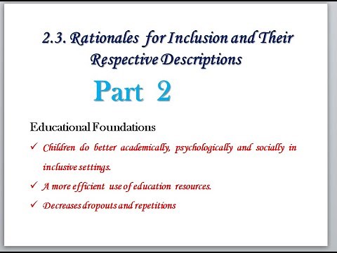 Inclusiveness chapter 2 part 2