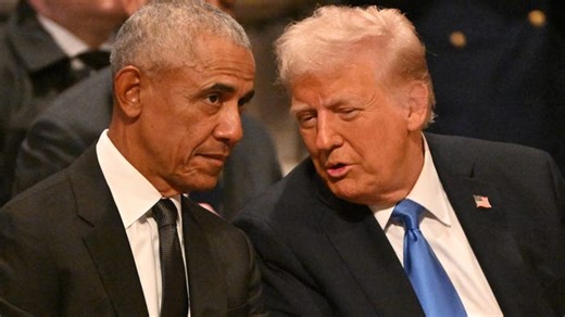 President Trump diverts from Epstein question to accuse Obama of 2016 treason