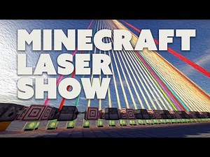 Minecraft Redstone Light Show With Beacons!