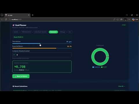 Interactive Financial Calculator | Hackathon Project Demo