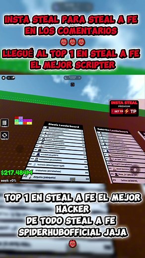 Roblox: Estrategias para Terminar con Steal A Fe
