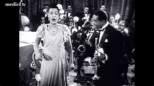 63K views · 2K reactions | Dive into Billie Holiday's poetic world in "Lady Day: The many faces of Billie Holiday", a rare jazz documentary about the work of the sensational artist. Her performance of "Blues Are Bluer" with "Satchmo" Louis Armstrong—another pioneer of modern jazz—will transport you into another dimension. https://bit.ly/3OmMUvD | medici.tv | Facebook