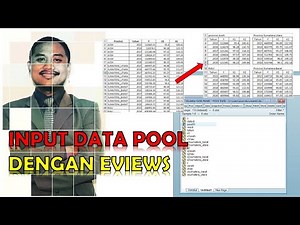 Tutorial Input Data Panel Ke Eviews - Merubah Data Panel menjadi Pool Data