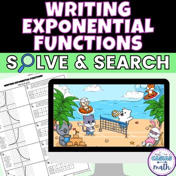 Writing Exponential Functions from Graphs & Tables Digital Activity & Worksheet