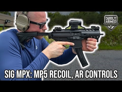 Sig Sauer MPX K: MP5 Recoil, AR Controls