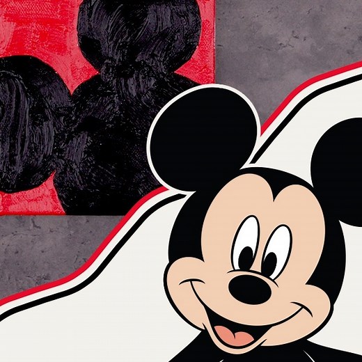 5.8K views · 72 reactions | Oh, boy! Mickey Mouse's birthday calls for a celebration with this mesmerizing oil paint art  | Disney Family | Facebook