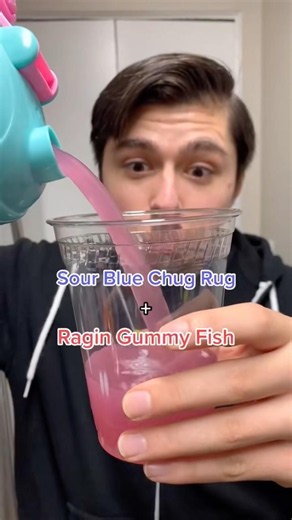 Mixing Sour Chug Rug & Ragin' Gummy Fish GFUEL! ⚡