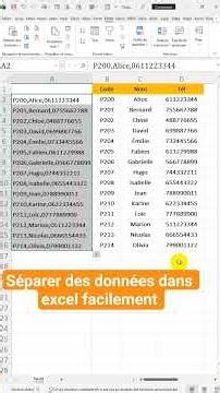 easily separate data in Excel