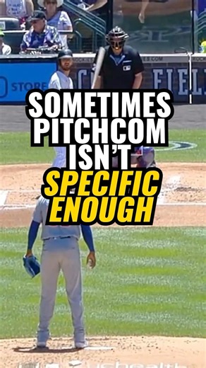Sometimes Pitchcom isn't specific enough.