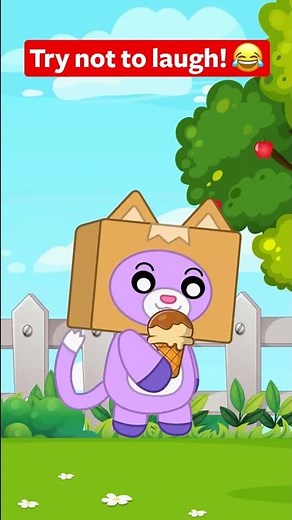 TRY NOT TO LAUGH 😂😂 LankyBox Animated Memes! #shorts