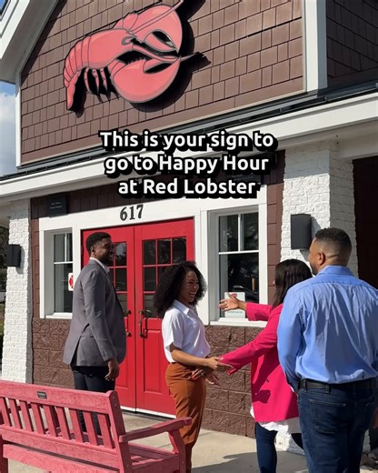 We know you wanna go to Happy Hour. So, when are you going? Our NEW Happy Hour is every Monday-Friday 3-6 pm* and includes $5* drink specials and $2 off* select starters *Exclusions apply. See more information including rules for the US and Canada: https://www.redlobster.com/happy-hour and https://www.redlobster.ca/happy-hour | Red Lobster
