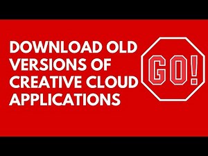 Download Old Versions of Creative Cloud Applications - Bypassing the Creative Cloud App