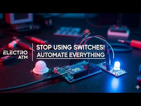 How to make a Motion Sensor Light with Arduino Nano | PIR Sensor Tutorial ‪@ElectroATM-k4z‬
