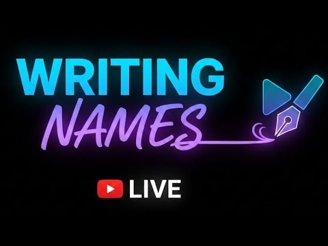 World’s Most Beautiful Handwriting? ✍️ Writing 1,000 Names LIVE! 😱