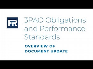 3PAO Obligations and Performance Standards