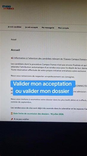 Valider mon dossier #francaisavecbabi #parissaclay #parcoursup #francais_avec_babi #campusfrance