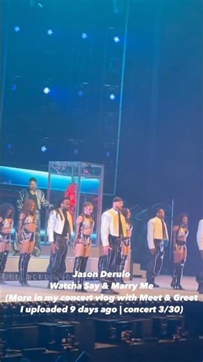 Jason Derulo - Watcha Say Part 1 (more in my meet & greet concert vlog | concert 3/30 this year!)