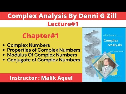 Complex Analysis lectures for Bsc BS math || Lecture No 1 Complex Numbers and their Properties