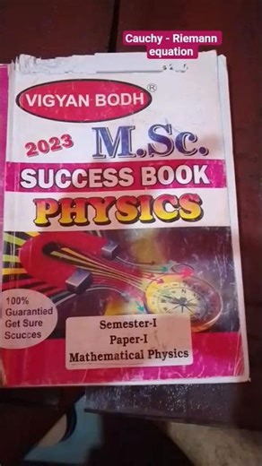 Cauchy-Riemann Equations in Hindi | Complex Analysis | M.Sc. Physics Special 📚C-R Equations