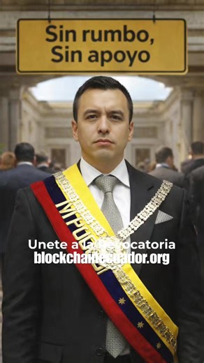Cansado de lque el gobierno no te tome en cuenta... únete a nuestra iniciativa de Revocatoria #democracia #revocatoria #danielnoboaok #ecuador2026