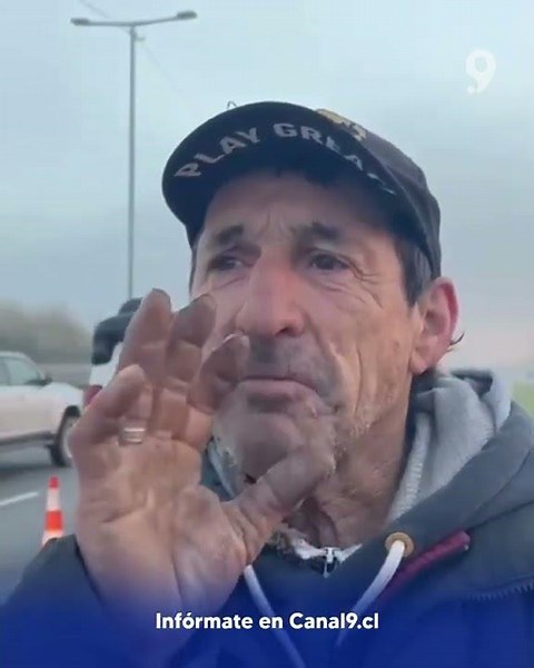 Homeless man gives full account of traffic accident in Concepción