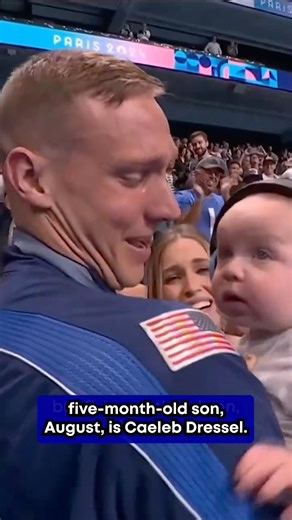 On this Father’s Day, we remember one of the most heartwarming moments of the Paris Olympics as Caeleb Dressel celebrated winning gold with his young son, August. ❤️ | NBC Olympics & Paralympics